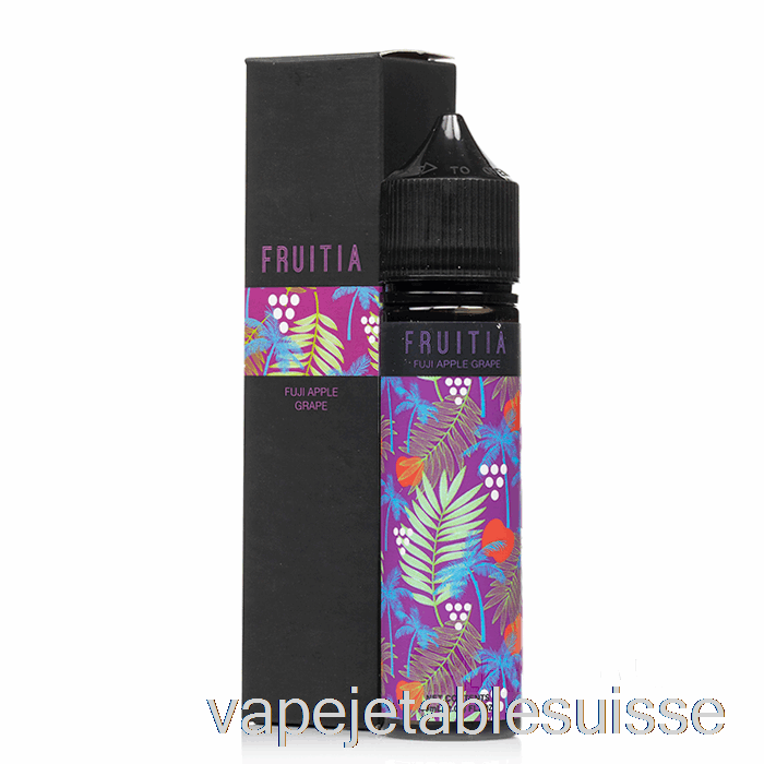 Vape Suisse Pomme Fuji Raisin - Fruitia - 60ml 3mg